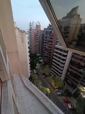 a view of a city street from a balcony at ERA Residential Apartament in Cordoba